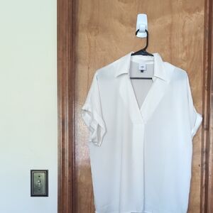 CAbi Classic White Blouse